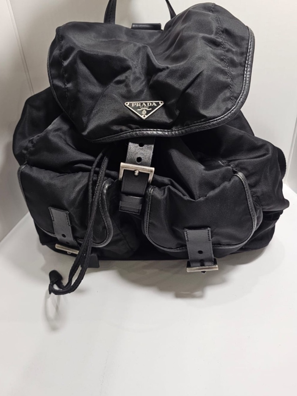 Prada Vela Sport Nero Backpack BZ001 with Autehticity Card/Retail Tag & Dust Bag